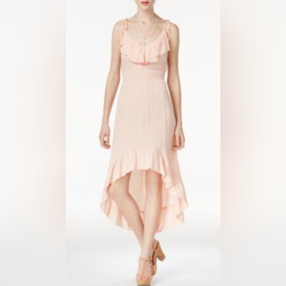 Cute Pink Ruffle Dress - Picture 6 of 6